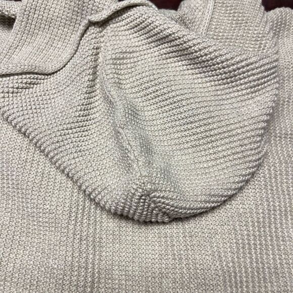 Eileen‎ Fisher beige tan open front cardigan with hood, size XXS - Picture 14 of 16